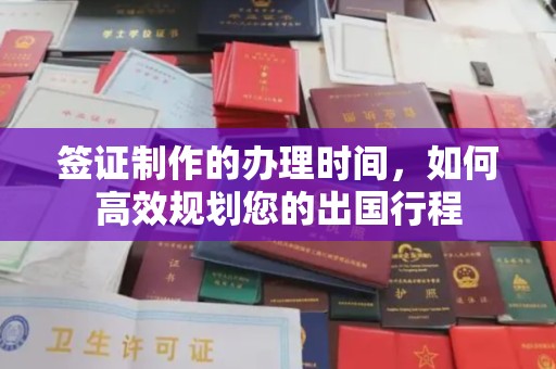 禹会签证制作的办理时间，如何高效规划您的出国行程