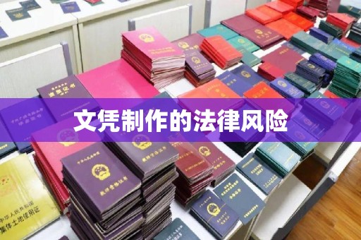 禹会文凭制作的法律风险